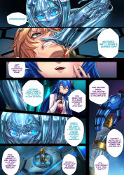  comic dialogue ibenz009 liquid_metal original robot robot_girl tagme text 