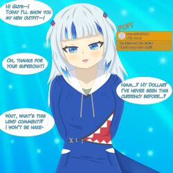 blue_eyes femsub gawr_gura hololive hololive_english nasicampur32 shark_girl text virtual_youtuber white_hair