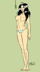  animated animated_eyes_only animated_gif barefoot black_hair blue_eyes breasts crystal feet female_only femsub happy_trance kaa_eyes large_breasts nipples original panties pendulum ping shono simple_background sketch standing standing_at_attention text topless traditional underwear western 