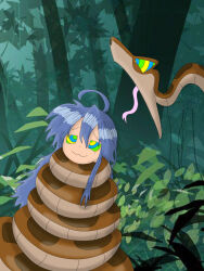 blue_hair coils disney femsub happy_trance imminent_vore kaa kaa_eyes kaacommissionss konata_izumi long_hair lucky_star the_jungle_book