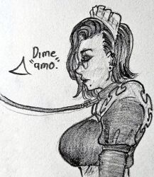 collarbone dogboy_187 glasses ivanov_gromov_(dogboy187) maid mantra maria_(dogboy187) milf mutt_(dogboy187) original pet_play spanish traditional translation_request