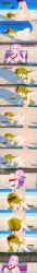  absurdres ahegao altered_common_sense anal angry beach bikini bikini_top blonde_hair breasts closed_eyes dialogue english_text femsub green_eyes grey_eyes long_hair maledom multiple_girls multiple_subs nipples nude open_mouth original penis pink_eyes pink_hair purple_hair sex short_hair sunglasses text tongue tongue_out undressing undressing_command zenin1 