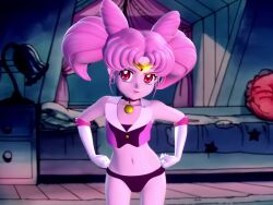  3d animated chin_hold choker dazed emerald_lazers expressionless femsub finger_snap gloves heavy_eyelids loli magical_girl navel opera_gloves pink_hair pov pov_dom resisting sailor_mini_moon sailor_moon_(series) sound standing_at_attention tagme tsundere video 
