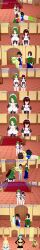 absurdres ash_ketchum black_eyes black_hair blonde_hair blue_eyes brown_eyes closed_eyes clothed daisy_oak dialogue english_text erika_(pokemon) femsub giselle_(pokemon) green_hair grey_eyes horokeu long_hair maid maid_headdress maledom milf misty_(pokemon) multiple_girls multiple_subs nintendo officer_jenny orange_hair pokemon pokemon_(anime) short_hair shrunken_irises text tyra_(pokemon)