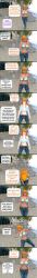  3d absurdres angry bikini_top clothed dialogue english_text femsub instant_loss jeans long_hair maledom master_tom nami_(one_piece) one_piece orange_hair spandam_(one_piece) text violence 