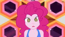  animated animated_gif drool equestria_girls expressionless female_only femsub horse_girl long_hair maledom my_little_pony open_mouth pink_hair pinkie_pie symbol_in_eyes western 