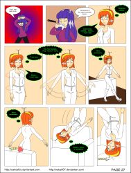 april_o&#039;neil ass carlosfco comic dialogue fembot femdom femsub kigi_(carlosfco) large_breasts long_hair maid nabs001_(colorist) orange_hair original purple_hair short_hair tech_control teenage_mutant_ninja_turtles text