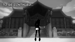  animal_ears aware beeps'n'boops black_hair blake_belladonna cat_ears cat_tail clothed english_text female_only long_hair rwby solo tail text 