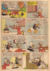 comic disney donald_duck humor male_only maledom malesub screenshot scrooge_mcduck tech_control text western