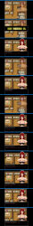3d absurdres breasts comic custom_maid_3d_2 empty_eyes happy_trance kamen_writer_mc large_breasts long_hair maid maid_headdress red_hair rina_(mc_trap_town) spiral_eyes symbol_in_eyes text topless