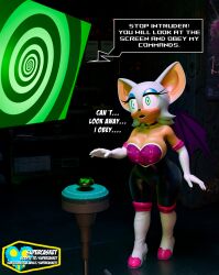 3d blender femsub furry rouge_the_bat sonic_the_hedgehog_(series) spiral supercasket tech_control text tight_clothing tv