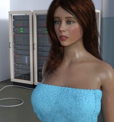 3d 4321sleep altered_perception bare_shoulders blue_eyes brown_hair charlie&#039;s_angels collarbone expressionless female_only femsub julie_rogers long_hair open_mouth solo
