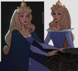  crown disney expressionless femsub magic naman_doodles necklace princess princess_aurora sleeping_beauty tagme 