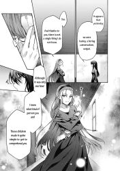 aware azaka_kokutou breasts closed_eyes clothed comic cuffs dialogue dress english_text evil_smile fairy femdom femsub greyscale hair_band hair_ornament hard_translated hypnotic_magic j.the.e_(translator) long_hair magic memory_lapse misaya_ouji monochrome nasu_kinoko official right_to_left school_uniform smile smug speech_bubble tenkuu_sphere text the_garden_of_sinners translated uniform