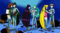  breast_grab clown_girl corruption dress femdom femsub groping happy_trance mugenbine naru_osaka sailor_mars sailor_moon sailor_moon_(series) sailor_neptune sailor_pluto sailor_uranus yuri 