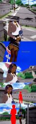  absurdres anoni_hypno bell bell_collar black_hair clothed collar dark_skin dialogue english_text femsub mous_carter_(anoni_hypno) original purple_eyes school_uniform short_hair spiral spiral_eyes text 