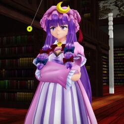  3d animated breasts cleavage clothed coin dazed fellatio female_only femsub glowing happy_trance hat large_breasts long_hair open_mouth paizuri patchouli_knowledge pendulum penis purple_eyes purple_hair ring_eyes smile symbol_in_eyes tongue topless touhou twintails uyunsyu_(manipper) video 