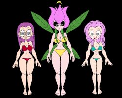  animated animated_gif black_sclera breasts dead_source digimon femsub glasses happy_trance hypnoquestionmark large_breasts lillymon long_hair mimi_tachikawa monster_girl open_mouth pink_hair plant_girl purple_hair spiral_eyes symbol_in_eyes yolei_inoue 