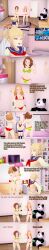  absurdres aware bikini bikini_bottom bikini_top blonde_hair body_control brown_eyes camie_utsushimi closed_eyes clothed dialogue english_text female_only femdom femsub himiko_toga multiple_girls multiple_subs my_hero_academia ochaco_uraraka one_eye_open orange_hair short_hair text wink zenin1 