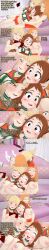  absurdres ahegao aware blonde_hair body_control breasts breasts_outside brown_eyes brown_hair camie_utsushimi cheerleader clothed dialogue english_text eye_roll female_only femdom femsub himiko_toga multiple_girls multiple_subs my_hero_academia nipples ochaco_uraraka open_mouth orange_hair phone selfie short_hair text tongue tongue_out zenin1 