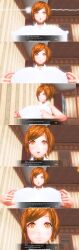  brown_hair empty_eyes erect_nipples expressionless kamen_writer_mc nipple_tweak nipples rika_(made_to_order) tagme trigger 