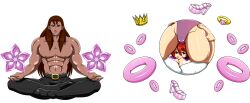 absurdres ale-mangekyo ass breasts cameltoe choker crown empty_eyes femsub floating henry_d._damien_(shadowprince50) jewelry kairi kingdom_hearts large_ass large_breasts maledom original ring shoes