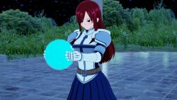 3d blush empty_eyes erza_scarlet fairy_tail femsub finalheart happy_trance long_hair red_hair