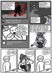  alien androgynous_sub angry brain_dead_retail_(series) breasts cleavage comic dialogue english_text greyscale humor hypnotic_orb kilroylucy18 large_breasts nessi_(kilroylucy18) original smile speech_bubble spiral_eyes surprised tagme tech_control text ufo webpage_layout 
