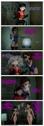  betrayal caption comic elastigirl helen_parr hypnotic_gas hypnotic_screen hypnotic_smoke hypnotic_smoking hypnotized_dom hypnotized_hypnotist incest latinkaixa long_hair mother_and_daughter short_hair smoking the_incredibles violet_parr 