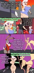 albinefoxxo bimbofication bondage bottomless brain_drain breasts bunny_girl crotch_tattoo dawn_bellwether disney femsub fox_girl furry happy_trance heart_eyes judy_hopps lingerie multicolored_eyes nude prostitution rope sheep_girl shibari sky spanking spiralwash_eyes stripper topless zootopia