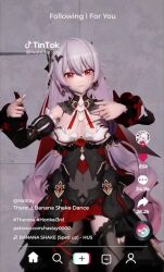  3d animated balls blush bouncing_breasts breasts choking cleavage clothed color_filter confused crossed_eyes crossover crotch_tattoo dancing dress earrings english_text erection eye_roll femsub hair_ornament hair_ribbon heart heart_eyes heart_tattoo honkai_impact_3rd humor jewelry koikatsu! large_breasts limp maledom mask midriff multicolored_hair muscle_boy music nastay navel nipple_piercing nipples open_mouth penis piercing pussy red_eyes ribbon see-through sex short_skirt sin_sack skirt sound speech_bubble spread_legs symbol_in_eyes tattoo text theresa_apocalypse thighhighs tiktok tongue tongue_out touhou urination user_interface vaginal video 