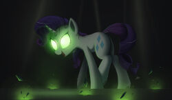 animals_only curly_hair femsub glowing glowing_eyes hooves horns horse long_hair magic my_little_pony ncmares non-human_feet open_mouth possession purple_hair rarity unicorn