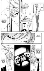 comic dialogue femsub greyscale lost+brain maledom ren_hiyama sleeping teacher text translated