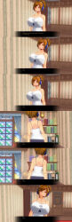3d absurdres breasts comic custom_maid_3d_2 femsub hard_translated kamen_writer_mc large_breasts rika_(made_to_order) tech_control text translated