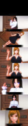 3d absurdres breasts comic custom_maid_3d_2 empty_eyes femsub hard_translated izumi_(made_to_order) kamen_writer_mc large_breasts mantra rika_(made_to_order) tech_control text translated