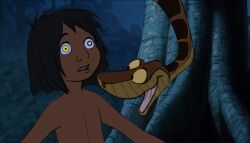  animated animated_eyes_only animated_gif disney gooman2_(manipper) kaa kaa_eyes male_only maledom malesub mowgli shota snake the_jungle_book 