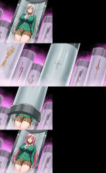 aquarius_(fairy_tail) femsub hadant moka_akashiya pink_hair rosario+vampire tagme vampire white_hair