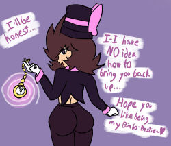 ass_focus hypnovember original pendulum pov_sub purple_background tagme text yolee