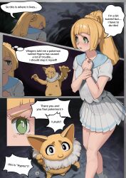 altered_perception comic dialogue english_text femsub hypno lillie_(pokemon) maledom nintendo pokemon pokemon_sun_and_moon text wjs07