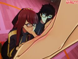 3d fellatio genderswap joker_(persona_5) ohnutt penis persona_(series) persona_5 persona_5_royal phone sumire_yoshizawa tagme tech_control