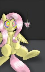animals_only butterfly expressionless femsub fluttershy hooves horse kaa_eyes my_little_pony non-human_feet pegasus pendulum pink_hair western wings