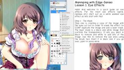 blush breasts caption edgeofthemoon_(manipper) how-to_guide large_breasts long_hair manip text