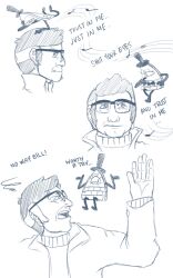 bill_cipher disney gravity_falls hat humor male_only stanford_pines text western