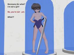 3d blush corset crossdressing flamekin grey_hair male_only short_hair text