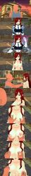  3d altered_common_sense armor erza_scarlet fairy_tail femsub happy_trance large_breasts long_hair maledom nipples nude red_hair sugus text 