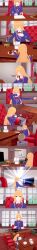  absurdres altered_common_sense blonde_hair closed_eyes clothed dialogue english_text erina_nakiri female_only femsub food_wars! long_hair pink_eyes solo sugus text 