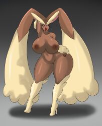  ass bimboannon bimbofication bottomless breasts bunny_girl female_only femsub furry high_heels huge_ass huge_breasts large_lips lipstick lopunny nintendo nipples nude pokemon pokemon_(creature) puckered_lips pussy red_lipstick solo thick_thighs thighs topless 