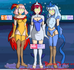  articuno blue_hair boots breasts brokenteapot dawn expressionless female_only femsub garter_belt garter_straps gloves large_breasts leotard long_hair lugia may misty moltres nintendo open_mouth opera_gloves personification pink_hair pokemon pokemon_diamond_pearl_and_platinum pokemon_red_green_blue_and_yellow pokemon_ruby_sapphire_and_emerald red_hair short_hair spiral_eyes standing standing_at_attention symbol_in_eyes thigh_boots thighhighs twintails 