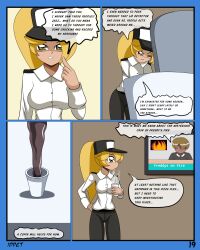 blonde_hair comic empty_eyes female_only femsub five_nights_at_freddy's five_nights_at_freddy's:_security_breach idpet nude ponytail split_personality tech_control text trigger vanessa_(five_nights_at_freddy's) vanny