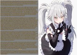  caption femdom hypnotic_eyes hypnotic_hair hypnotic_voice maid maindstealer_(manipper) pov pov_sub text turning_the_tables twintails v virtual_youtuber white_hair yellow_eyes zentreya 